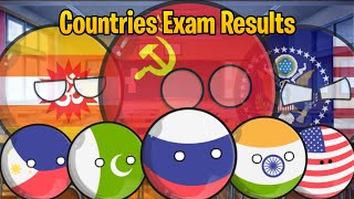 Countries Exam Results 😂 [Funny And Intersting]😂😂 Story part 2#countryballs #worldprovinces