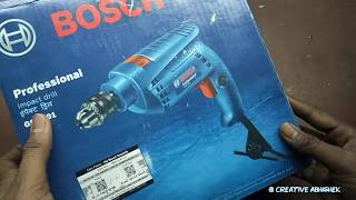 Unboxing Bosch GSB 501 impact 500w Drill Machine | Creative Abhishek