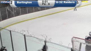 1/11/25-Burlington @ U-32 Boys Hockey