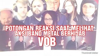 vob reaksi mereka saat menyaksikan band metal berhijab asal garut