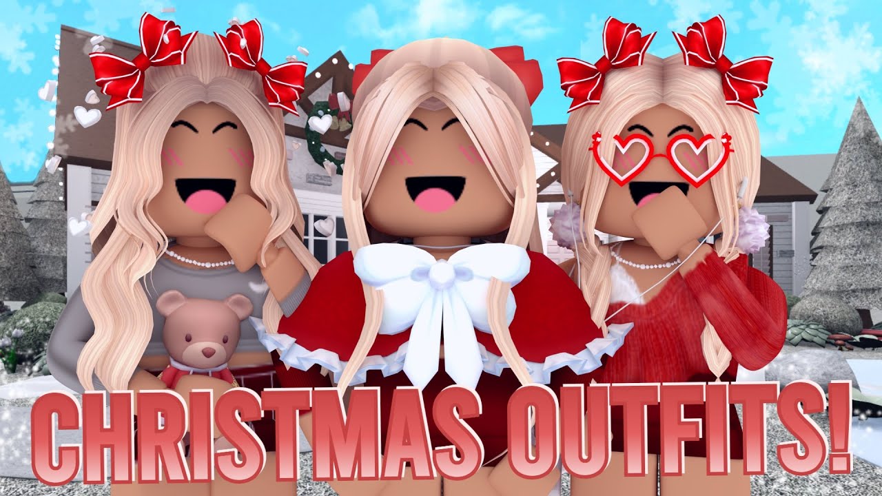 Aesthetic Christmas Outfits Codes For Bloxburg! + Links! ♥️ | Bloxburg ...