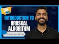 L-4.8: Kruskal Algorithm for Minimum Spanning Tree in Hindi | Algorithm