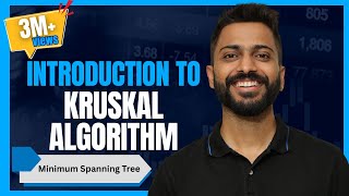 L-4.8: Kruskal Algorithm for Minimum Spanning Tree in Hindi | Algorithm