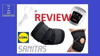 REVIEW SANITAS TENS knee and elbow device SEM 50 (Lidl  25 steps TENS)