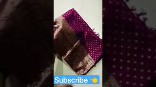 Unboxing Myntra Saree🤩#shortvideo #myntra #saree #silksaree