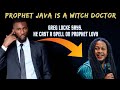 GREG LOCKE - PROPHET PASSION JAVA IS A A WITCH DOCTOR. HE CAST A SPELL ON PROPHET LOVY ELIAS