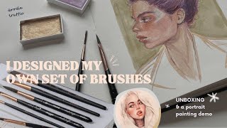 Unboxing and Demo of My Own Brush Set! – Doodle Traffic X Craftamo