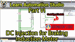 Create DC Braking Circuit for Induction Motor in Automation Studio | Tutorial #6 for beginners