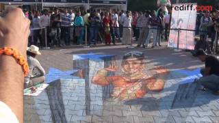 Tracy Lee Stum creates bollywood in 3D on the streets of Mumbai