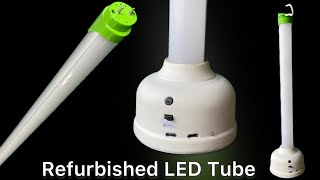 Upcycle Your Old Lights: Make Your Own Rechargeable LED Tube | Furbish Old LED Tube.