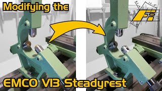 Modifying the EMCO V13 Steadyrest