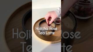 🌹 Hojicha Rose Tea Latte