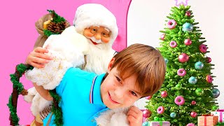 Anabella and Bogdan are getting ready for Christmas. Video for kids.