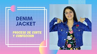 COMO HACER UNA CHAMARRA DE MEZCLILLA // HOW TO SEW A DENIM JACKET // TUTORIAL GRATIS