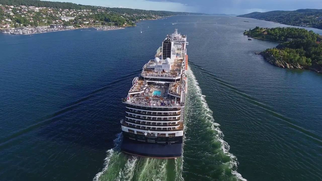 Drone Flight Over Koningsdam Cruise - YouTube