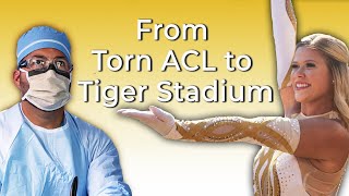 LSU Golden Girl's Inspiring Journey From a Torn ACL to Saturdays in Tiger Stadium