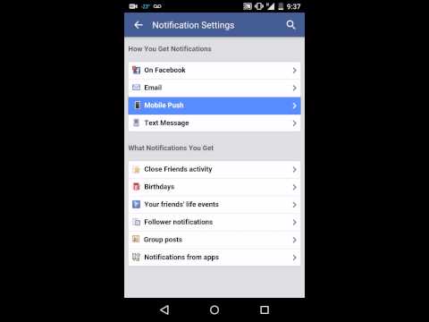 push notification problem Facebook push notification problem Facebook