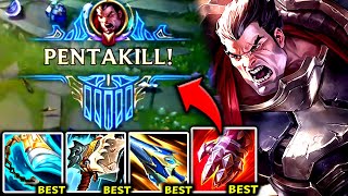 DARIUS TOP IS LITERALLY A 1V9 PENTA KILL MACHINE (AND I LOVE IT) - S14 Darius TOP Gameplay Guide