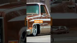 SLAM IT! Show winning  supercharged custom 1983 Chevy C10💪 #shorts #C10