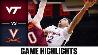 Virginia Tech vs. Virginia Game Highlights | 2023-24 ACC Men’s Basketball