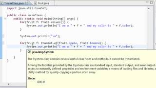 Java Programming - 36 - The EnumSet class