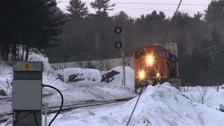 WHOA! CN 5680 at Boyne (24FEB2013)