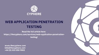 WEB APPLICATION PENETRATION TESTING: Introduction and Benefits