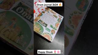 Onam journal #shorts #shortvideo