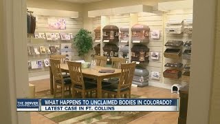 What happens to unclaimed bodies in Colorado?
