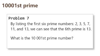 Project Euler: Problem 7 (C/C++)