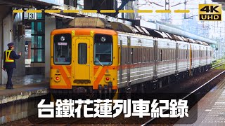 TRA台鐵花蓮站列車紀錄[台湾鉄道 花蓮駅 通過･走行･発着シーン集] Ep87