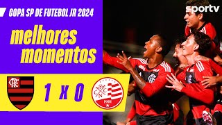 FLAMENGO 1 X 0 NÁUTICO | MELHORES MOMENTOS | COPA SÃO PAULO DE FUTEBOL JR 2024 | sportv