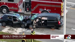 1 dead, 3 injured after 4-vehicle crash closed SR-82 in Lehigh Acres