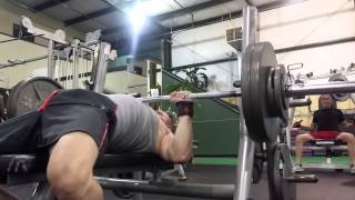 270lb bench press for 3 Reps