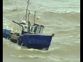 Fishing boats nearly capsize entering the Greymouth River aka Guy brings in boat like a rock star