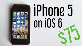 I bought a rare iPhone 5 on iOS 6 for $75!