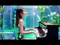 「未来のガラス庭園で奏でる平和のメロディー 」 “melodies of peace in a futuristic glass garden”心を癒す美しい音楽と映像 runway