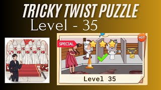 Tricky Twist Puzzle Level 35 | Tricky Twist Level 35 Walkthrough