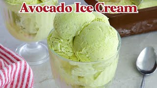 Avocado Ice Cream | Only 4 Ingredients