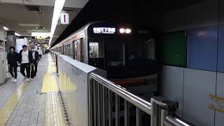 【トップナンバー】大阪メトロ堺筋線66系66601F  天下茶屋行き  長堀橋駅1番線発車