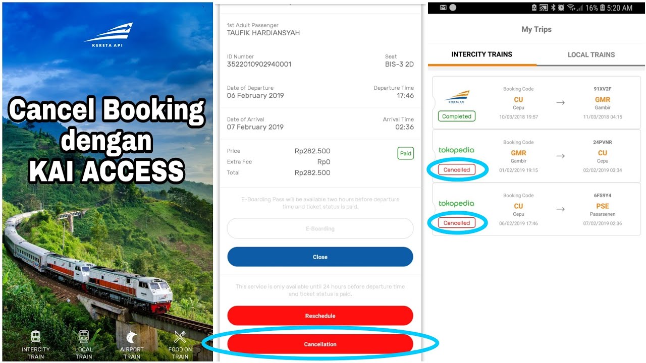 Pembatalan Tiket Kereta Api – Newstempo