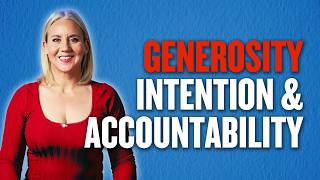 Accountability & Generosity in Marriage