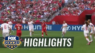 Canada's Belanger breaks Switzerland deadlock - FIFA Women's World Cup 2015 Highlights