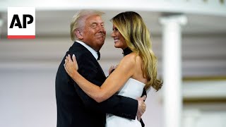Trump and Melania attend Inauguration Day balls