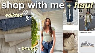 building my dream fall wardrobe- online shopping + try-on haul (edikted, brandy melville)