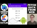Web API Android Studio Kotlin Tutorial | REST