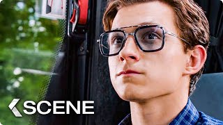 Peter finds Iron Man's EDITH Scene - SPIDER-MAN: FAR FROM HOME (2019)