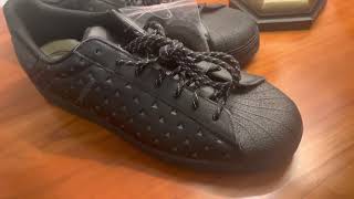 Adidas Pharrell - Black Future Superstar Sneakers