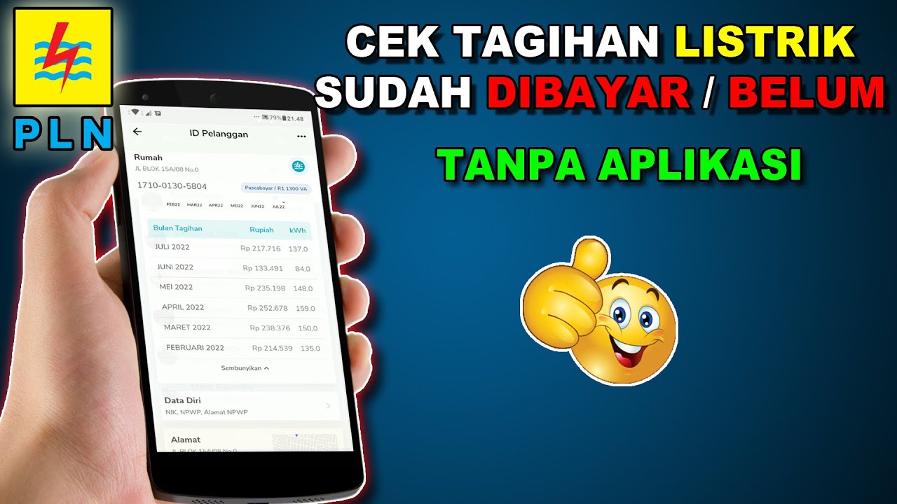 Cara Cek Tagihan Listrik Sudah Dibayar Atau Belum Tanpa Aplikasi - YouTube