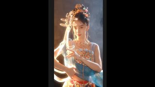 #Angelababy #敦煌飞天 造型惊艳全网  敦煌一梦，羌笛胡笳，幽幽绮梦品一眼万年